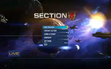 Section 8 (USA) screen shot title